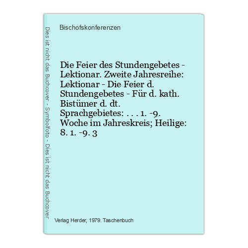 Die feier des stundengebetes - des,