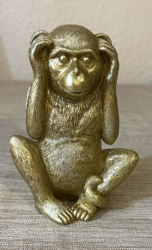Dekofigur affe sitzend hände - dekofigur,