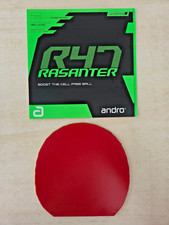 Tischtennisbelag Andro Rasanter R47 ultramax rot 15,5 x 15,5 cm Tischennis Belag