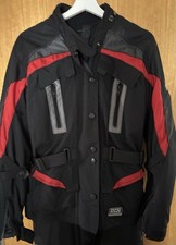 Ixs motorradkombi rot schwarz - motorradkombi, rot/schwarz