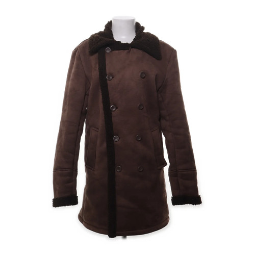 Indigo shearling jacke - shearling,