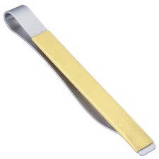 Niessing Geldklammer /  Krawattenklammer Stahl 900er Gelbgold