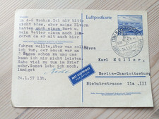 Luftpostkarte Deutsche Post