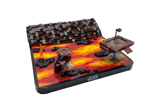 Lego moc duel mustafar - moc,