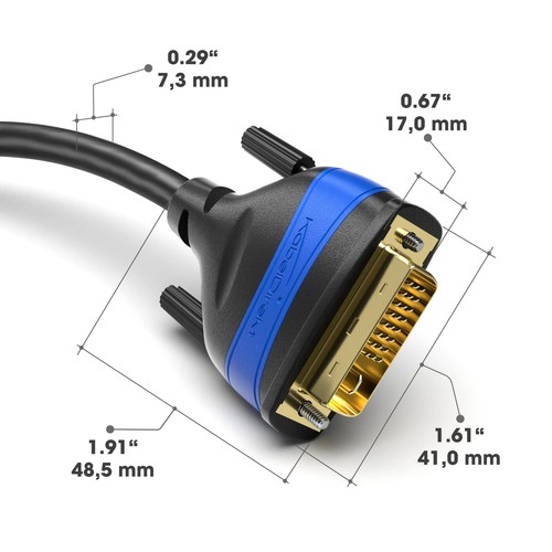 Kabeldirekt dvi kabel - kabeldirekt, 7.5m