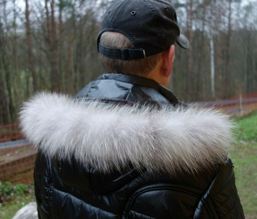 Fuchs pelz kapuze kragen echt - pelz,