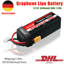 HRB 22,2V 6000mAh 6S Lipo Akku Batterie XT90 für RC Hubschrauber Flugzeug