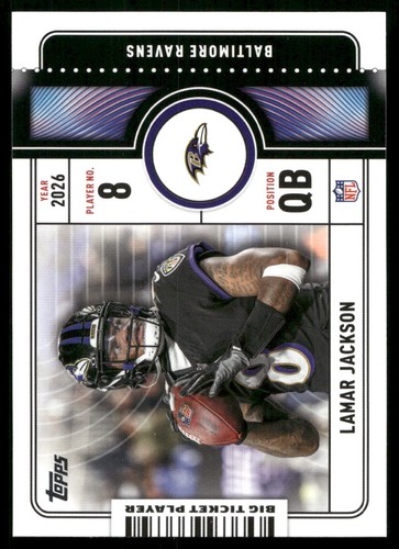 Lamar jackson 2026 topps - jackson,