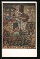 Ansichtskarte Deutscher Schulverein Nr. 1259: Das Märchen vom Zwerg Nase 