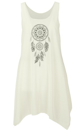 Minikleid mit ethnodruck - ethnodruck,