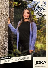 Autogramm Dorothea WIERER Biathlon Italien Gesamtweltcup Olympiabronze JOKAB xyz