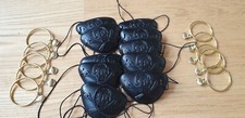 10 x Piraten Augenklappe 10x Ohrring Pirat Seeräuber Totenkopf Karneval Fasching