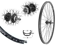 Hinterrad 28" / 29" Zoll Disc DH21 schwarz 6-Loch Schraubkranz 6,7- fach Laufrad