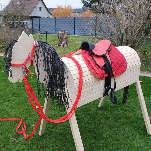 Holzpferd voltigierpferd - holzpferd,
