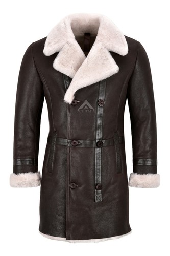 Herren lammfell erbsenmantel - herren,