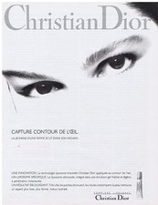 REKLAME WERBUNG 054 1989 CHRISTIAN DIOR Capture Contour d'oeil