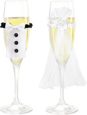 Sektgläser Hochzeit Deko