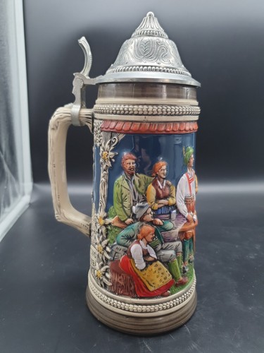 Beer stein gerz handarbeit - stein,