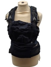 HOPPEDIZ Nabaca Babytrage Bauchtrage Komfort-Modultrage ab Geburt schwarz