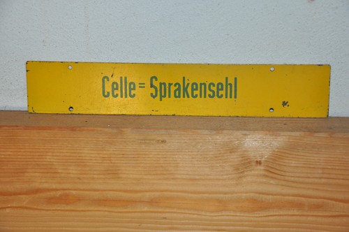 Altes blechschild - altes,