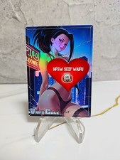 Momo Trading Card Waifu Goddess Story Anime Girl holo Karte Manga sexy Full Art