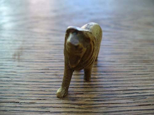Löwe kleine metallfigur - löwe,