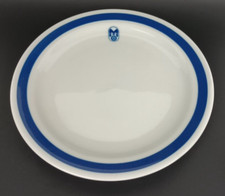 Reichsbahn MITROPA Dessertteller Kuchenteller CP blauer Rand