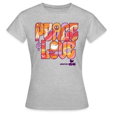 Woodstock Peace Love Hippie Design Frauen T-Shirt