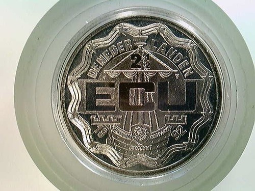 Münze medaille 2 ecu - 1/2,