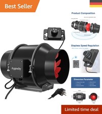 Leiser 125mm Abluftventilator