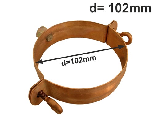 Kupfer standrohrschelle 100 - kupfer,