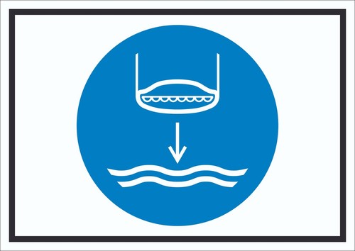 Rettungsboot fieren beim