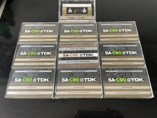 10 x TDK  SA -C90 / 60