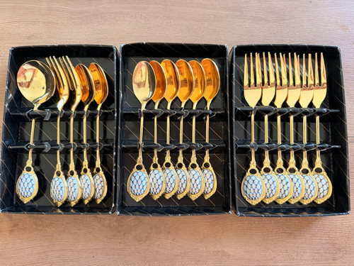 Edles kaffeeset besteck - edles,