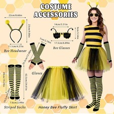 Bienen Kostüm Damen Tüllrock