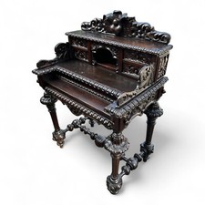 Gründerzeit Beistelltisch Ziertisch Sekretär mit Blind Schubladen seltenes Stück