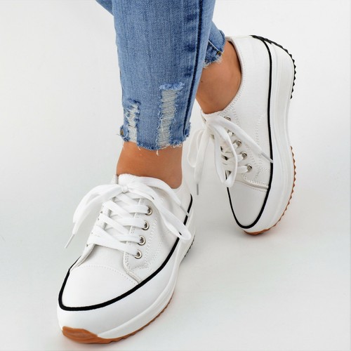 Damen schuhe sneaker weiß low - schuhe,