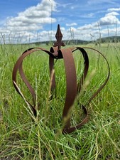 Edelrost Krone mittel mit