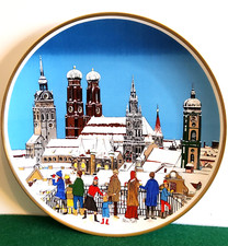 Münchener Weihnachtsteller 1980 von Petra Moll Nr 580 Topzustand