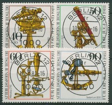Berlin 1981 Optische Instrumente 641/44 mit TOP-Stempel Berlin