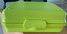 Tupperware Sandwichbox Brotdose Pausenbox Snackbox  neongrün neuwertig