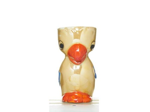 Eierbecher papagei antik - eierbecher,, papagei.