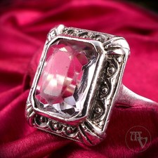 Art Déco Antiker Silberring