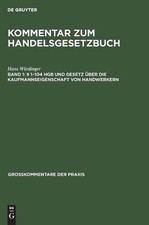 1-104 Hgb Und Gesetz ber Die