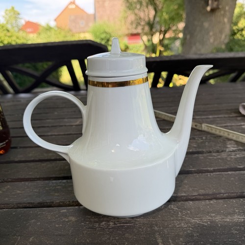 Vintage kaffeekanne weiß - vintage,