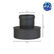 Pelletrohr Erweiterung 80 auf