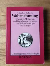 Wahrnehmung: Theorien