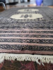 Echter handgeknüpfter Seide Teppich Neuwertig 