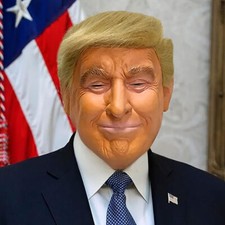 Donald Trump Maske Kostüm Cosplay Party Halloween Promi Latex Maske DE