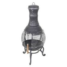 B-Ware Terrassenofen MCW-F71 Feuerstelle Gartenofen, Gusseisen 11,7kg 91x42x42cm